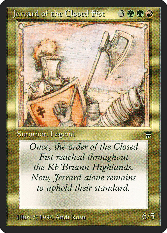 Jerrard of the Closed Fist [Legends] | Silver Goblin