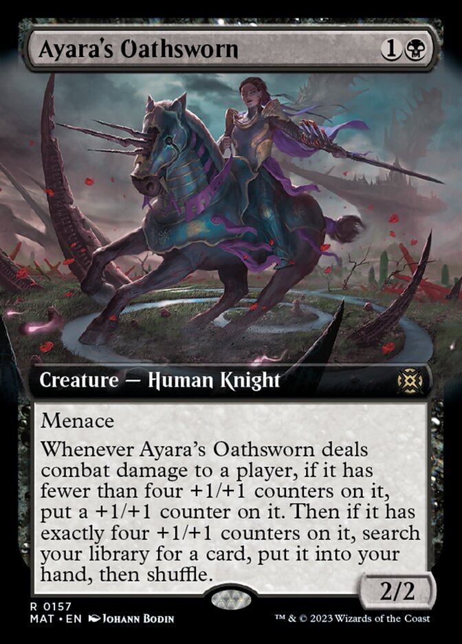 Ayara's Oathsworn (Extended Art) [March of the Machine: The Aftermath] | Silver Goblin