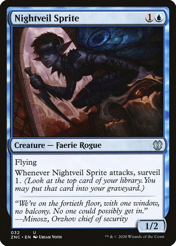 Nightveil Sprite [Zendikar Rising Commander] | Silver Goblin