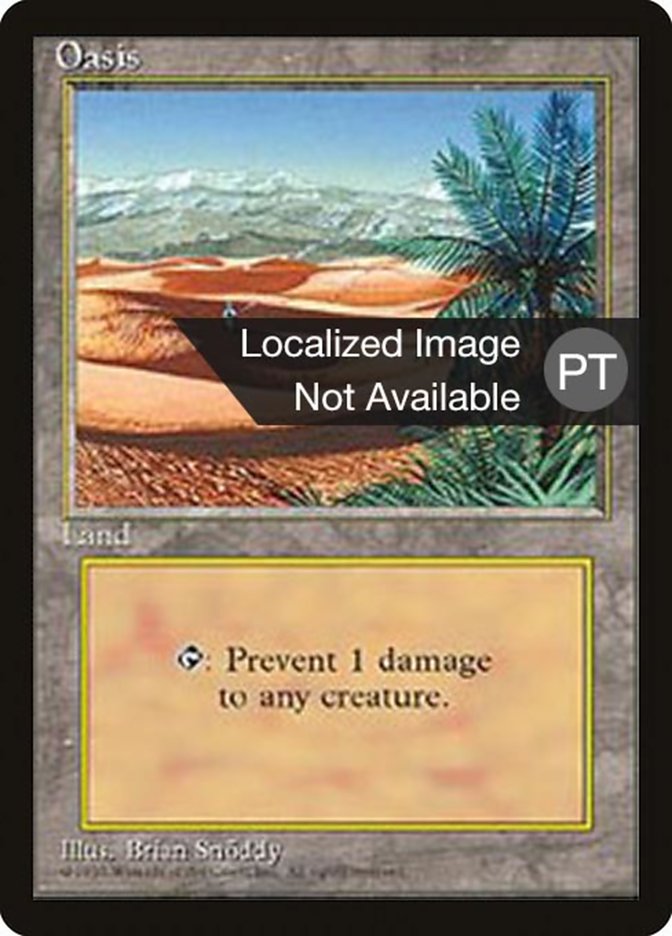 Oasis [Fourth Edition (Foreign Black Border)] | Silver Goblin