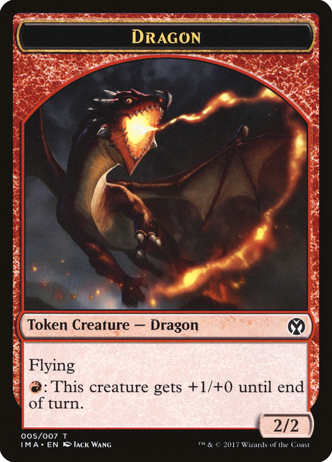 Dragon Token (005/007) [Iconic Masters Tokens] | Silver Goblin