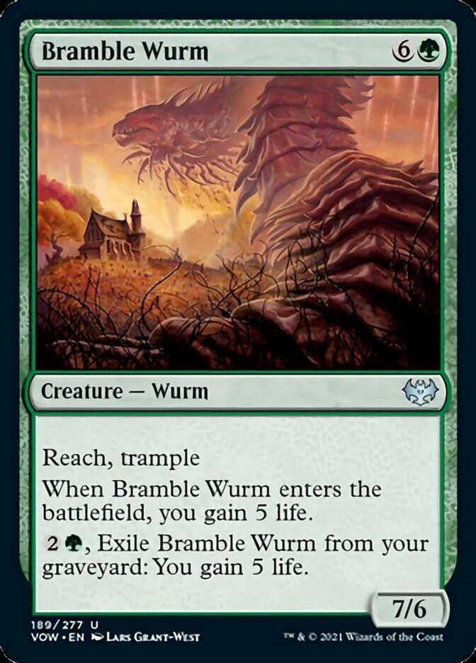 Bramble Wurm [Innistrad: Crimson Vow] | Silver Goblin