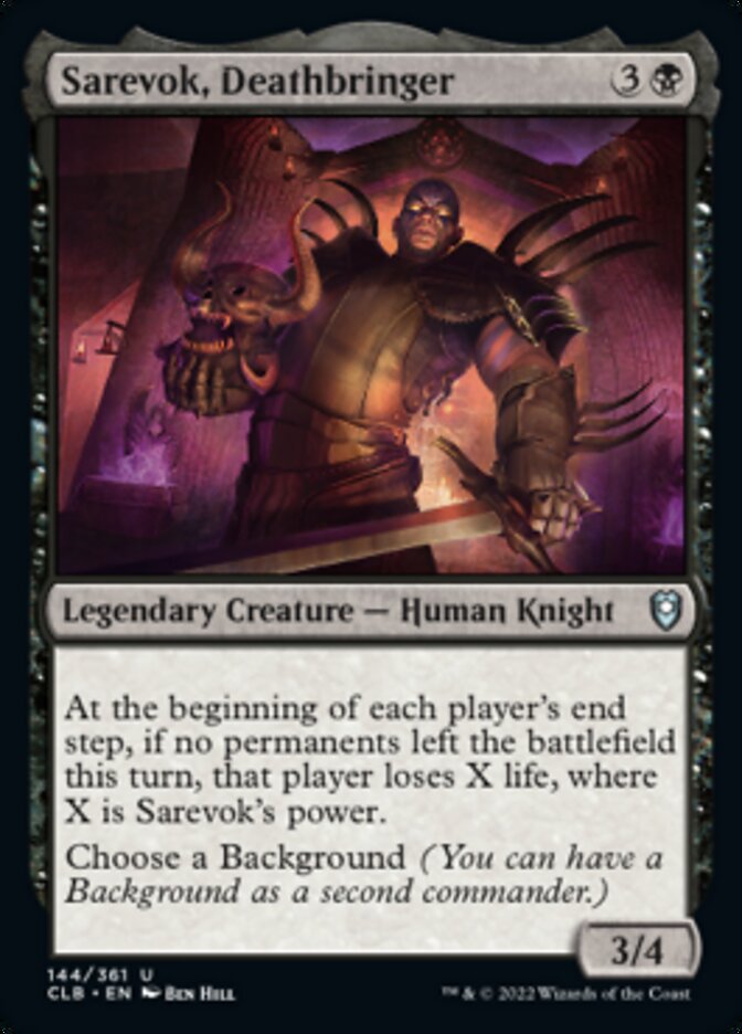 Sarevok, Deathbringer [Commander Legends: Battle for Baldur's Gate] | Silver Goblin