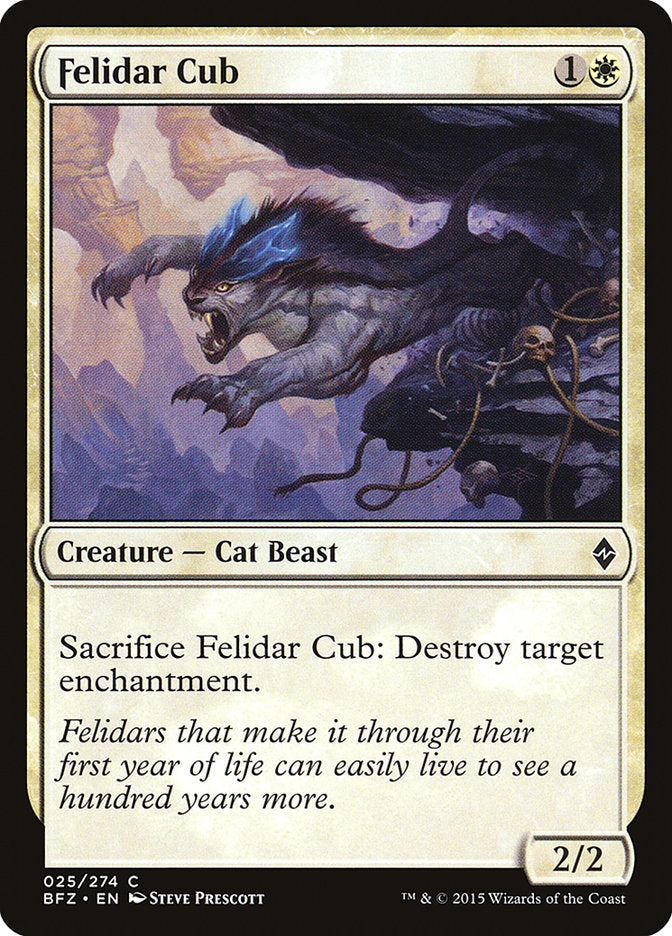 Felidar Cub [Battle for Zendikar] | Silver Goblin