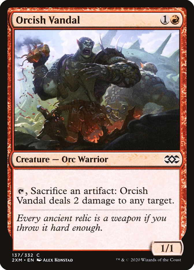 Orcish Vandal [Double Masters] | Silver Goblin