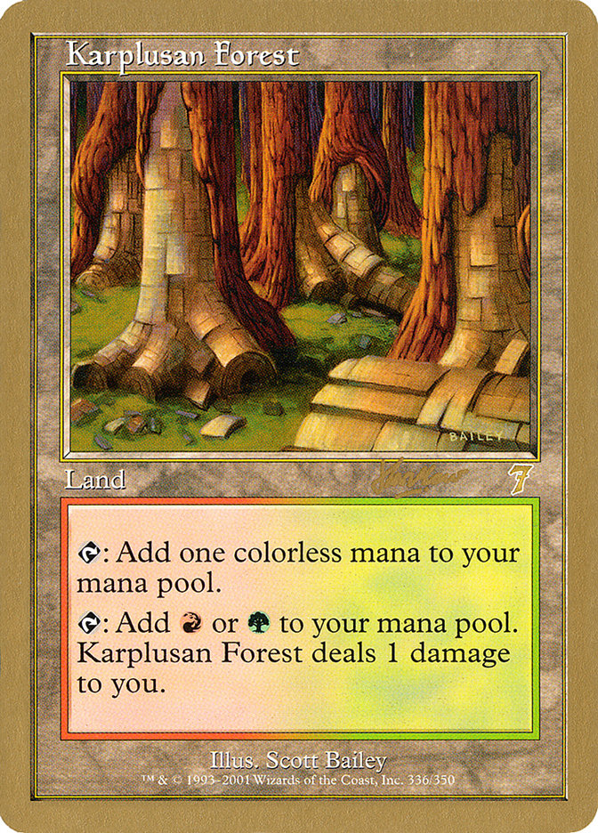 Karplusan Forest (Sim Han How) [World Championship Decks 2002] | Silver Goblin