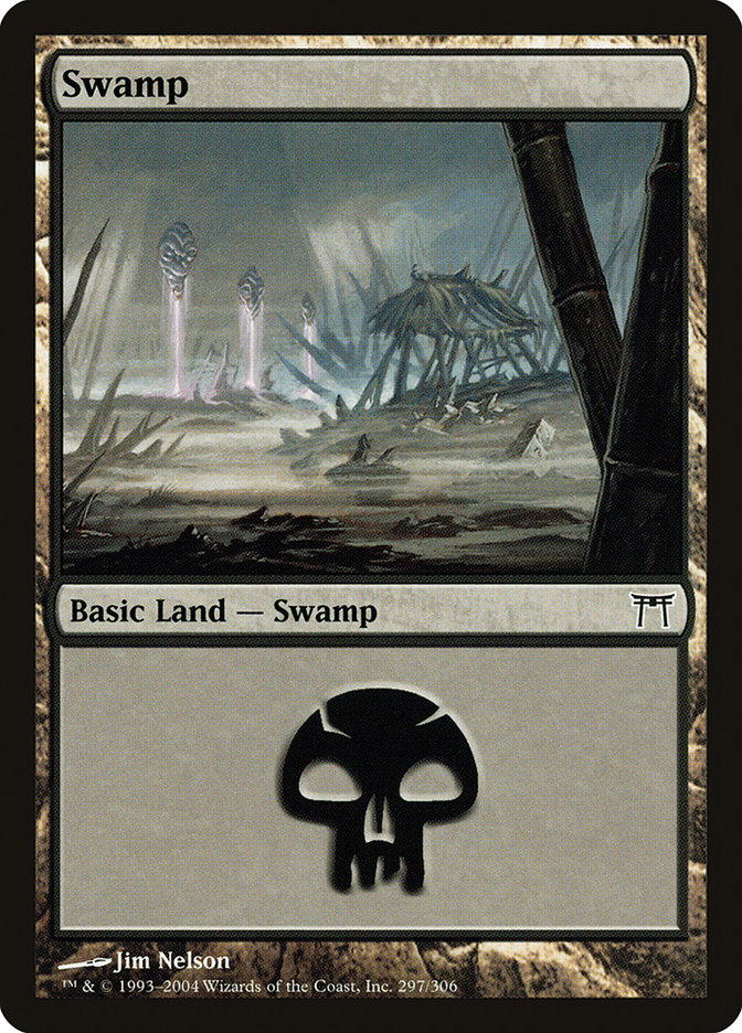 Swamp (297) [Champions of Kamigawa] | Silver Goblin