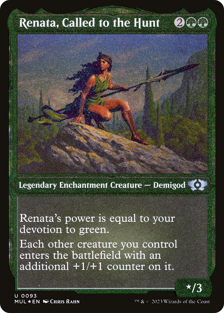 Renata, Called to the Hunt (Foil Etched) [Multiverse Legends] | Silver Goblin