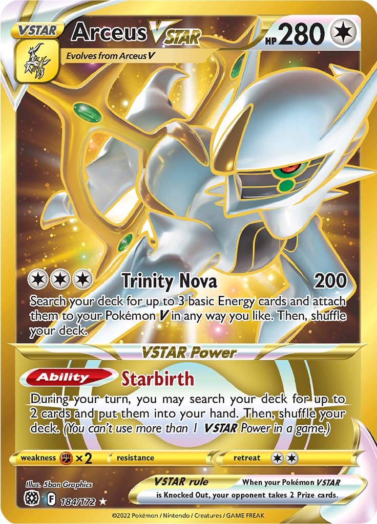 Arceus VSTAR (184/172) [Sword & Shield: Brilliant Stars] | Silver Goblin