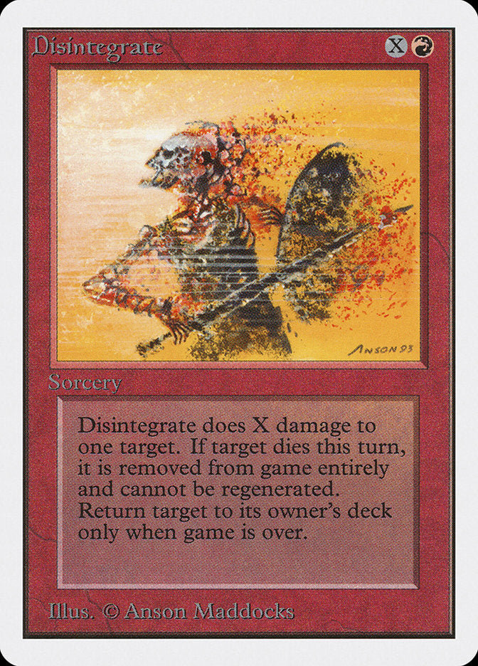 Disintegrate [Unlimited Edition] | Silver Goblin