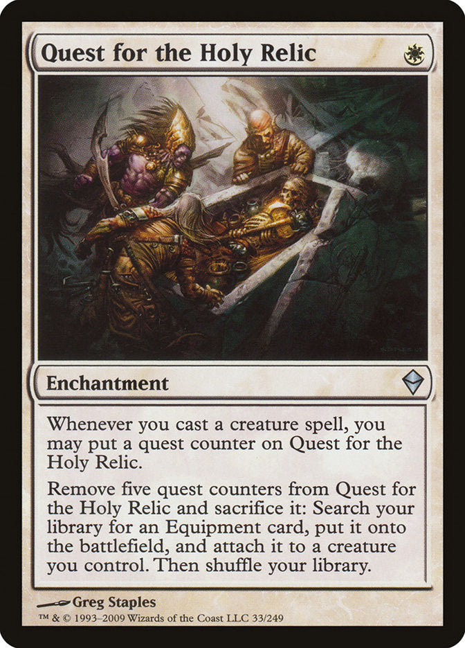 Quest for the Holy Relic [Zendikar] | Silver Goblin