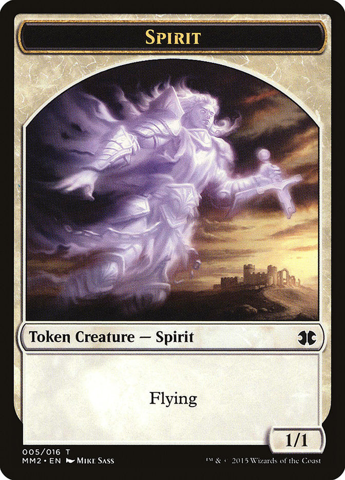 Spirit Token [Modern Masters 2015 Tokens] | Silver Goblin