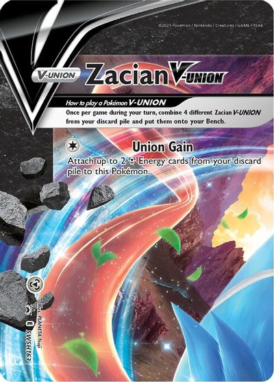 Zacian V-Union (SWSH163) [Sword & Shield: Black Star Promos] | Silver Goblin