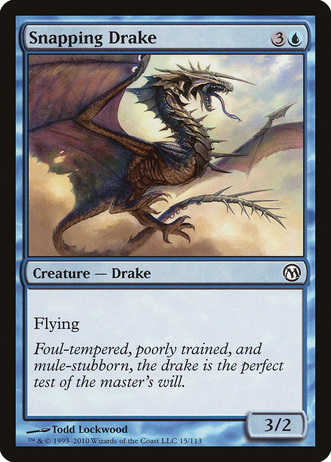 Snapping Drake [Duels of the Planeswalkers] | Silver Goblin