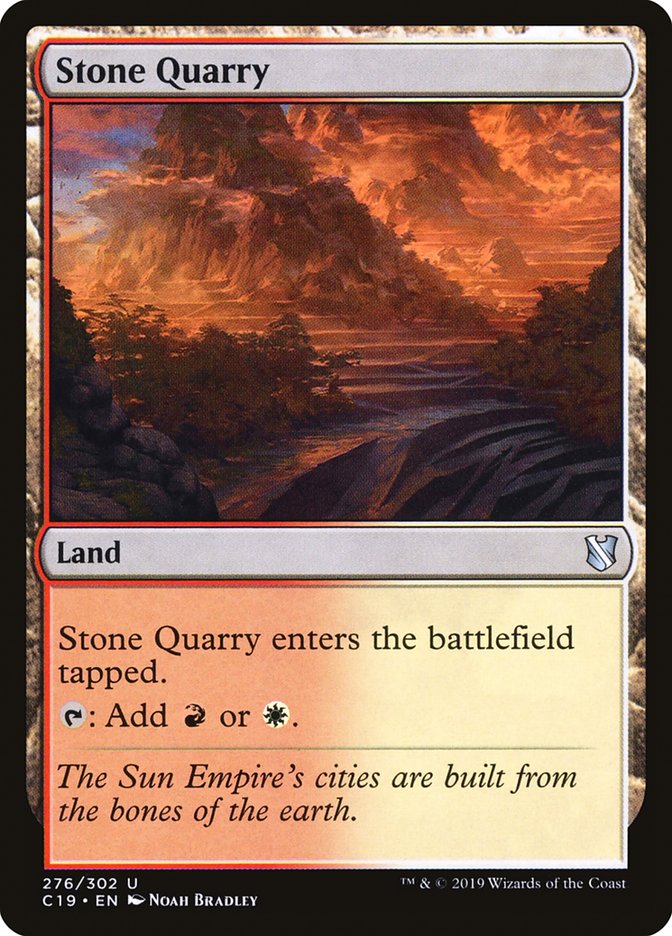 Stone Quarry [Commander 2019] | Silver Goblin
