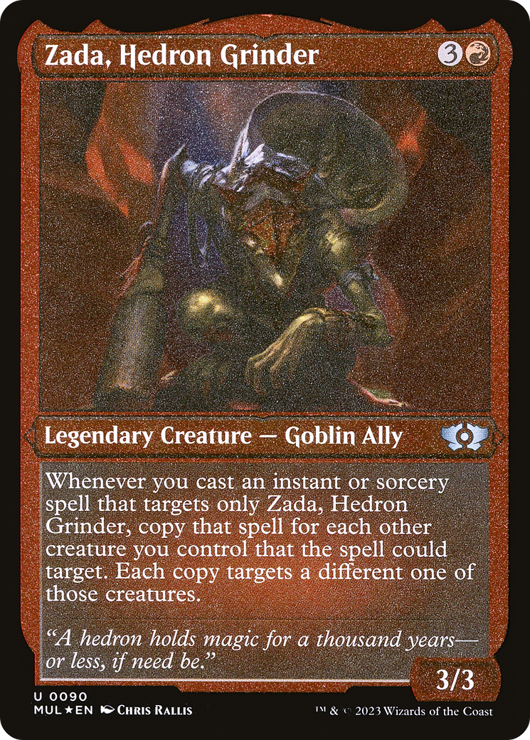 Zada, Hedron Grinder (Foil Etched) [Multiverse Legends] | Silver Goblin