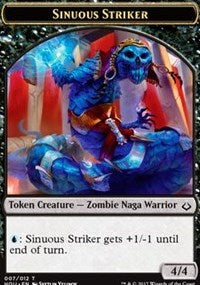 Sinuous Striker // Cat Double-Sided Token [Hour of Devastation Tokens] | Silver Goblin