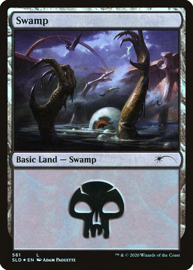 Swamp (Witchcraft) (561) [Secret Lair Drop Promos] | Silver Goblin