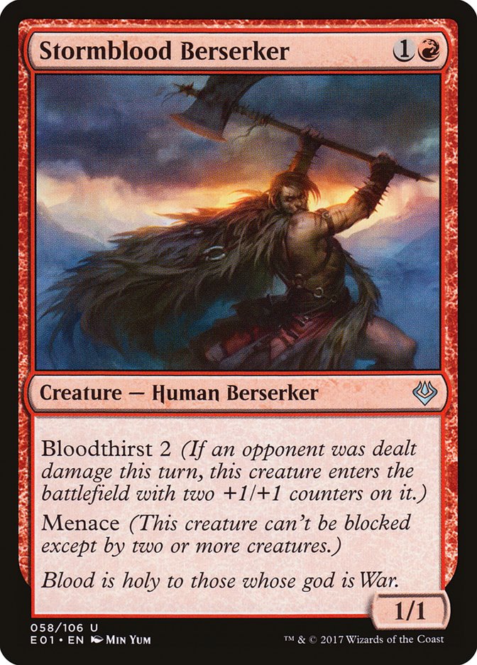 Stormblood Berserker [Archenemy: Nicol Bolas] | Silver Goblin
