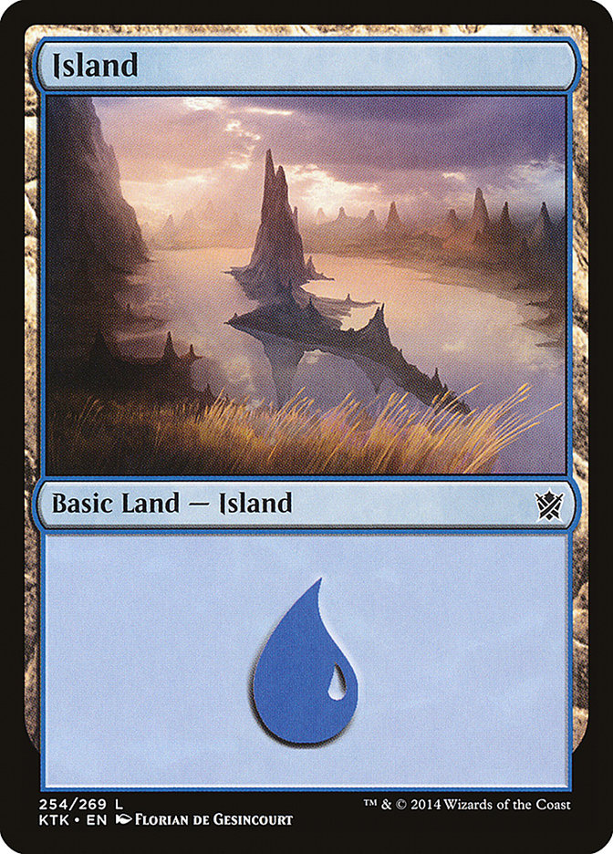 Island (254) [Khans of Tarkir] | Silver Goblin