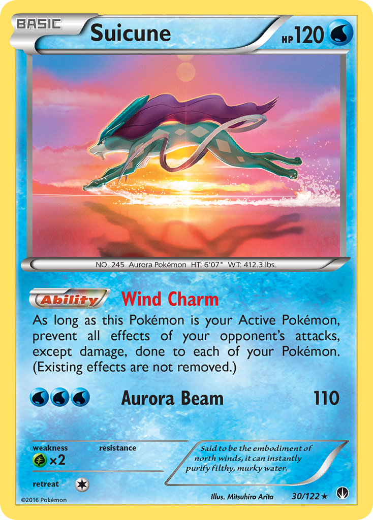 Suicune (30/122) [XY: BREAKpoint] | Silver Goblin