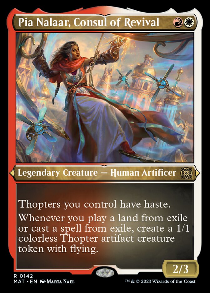 Pia Nalaar, Consul of Revival (Foil Etched) [March of the Machine: The Aftermath] | Silver Goblin