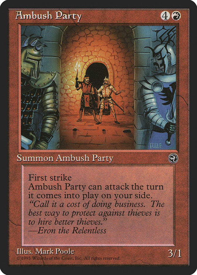 Ambush Party (Eron Flavor Text) [Homelands] | Silver Goblin