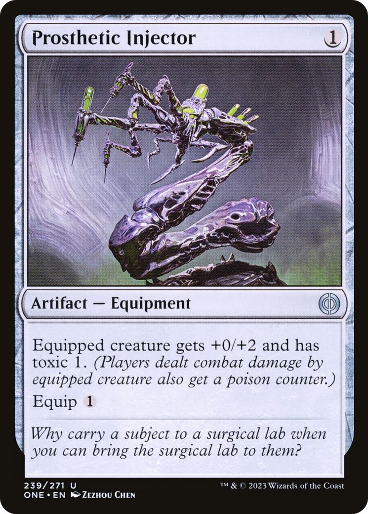 Prosthetic Injector [Phyrexia: All Will Be One] | Silver Goblin