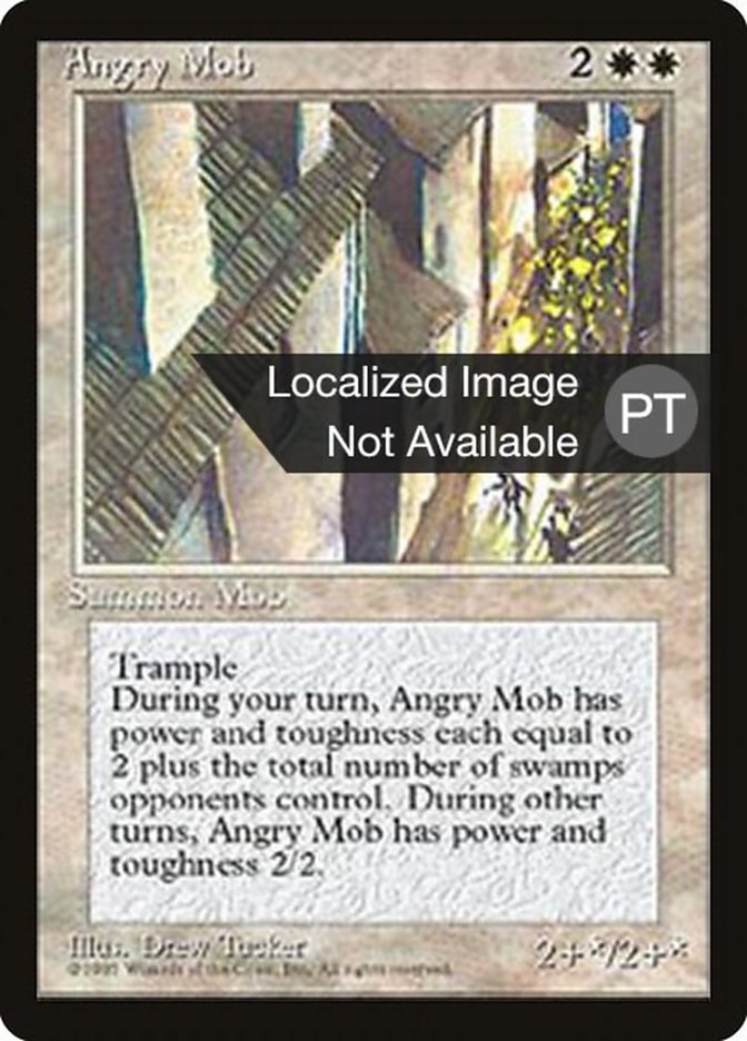 Angry Mob [Fourth Edition (Foreign Black Border)] | Silver Goblin