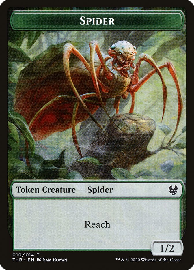 Spider Token [Theros Beyond Death Tokens] | Silver Goblin