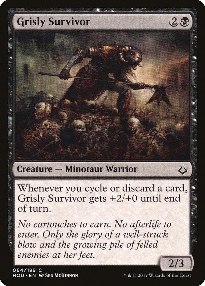 Grisly Survivor [Hour of Devastation] | Silver Goblin