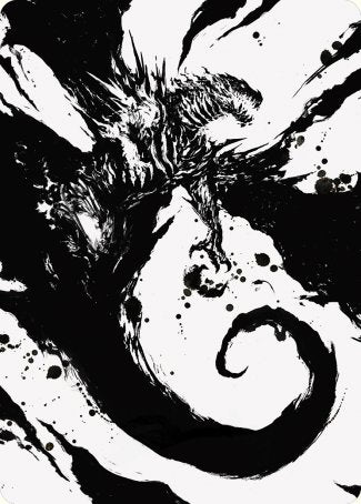 Capricious Hellraiser Art Card [Phyrexia: All Will Be One Art Series] | Silver Goblin