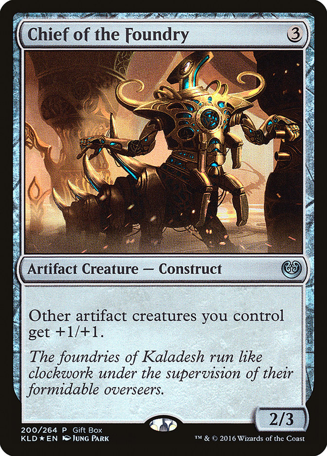 Chief of the Foundry (Gift Pack) [Kaladesh Promos] | Silver Goblin