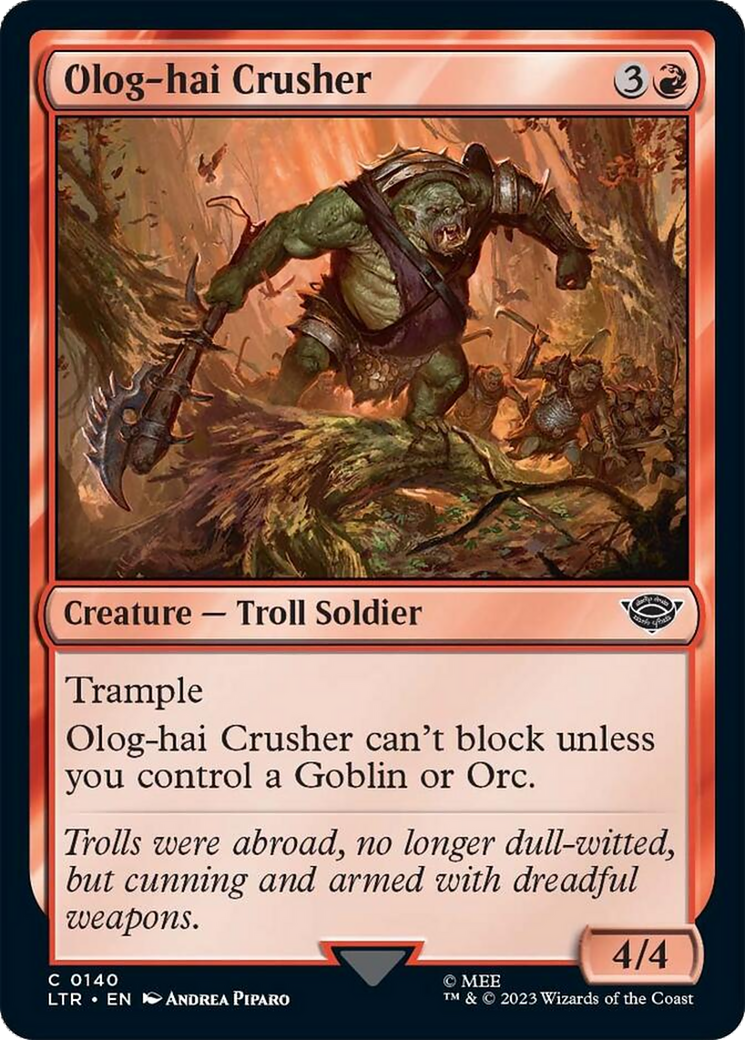 Olog-hai Crusher [The Lord of the Rings: Tales of Middle-Earth] | Silver Goblin