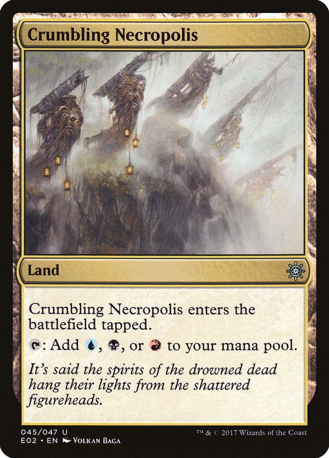 Crumbling Necropolis [Explorers of Ixalan] | Silver Goblin