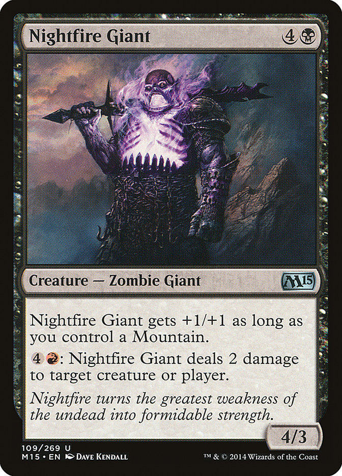Nightfire Giant [Magic 2015] | Silver Goblin