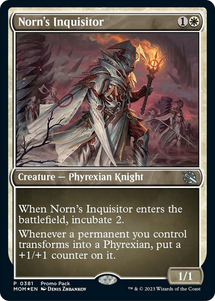 Norn's Inquisitor (Promo Pack) [March of the Machine Promos] | Silver Goblin