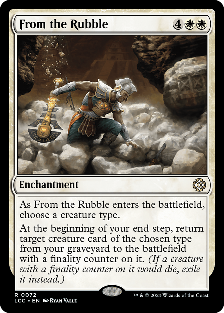 From the Rubble [The Lost Caverns of Ixalan Commander] | Silver Goblin