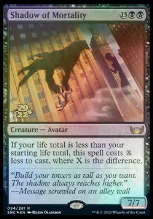 Shadow of Mortality [Streets of New Capenna Prerelease Promos] | Silver Goblin