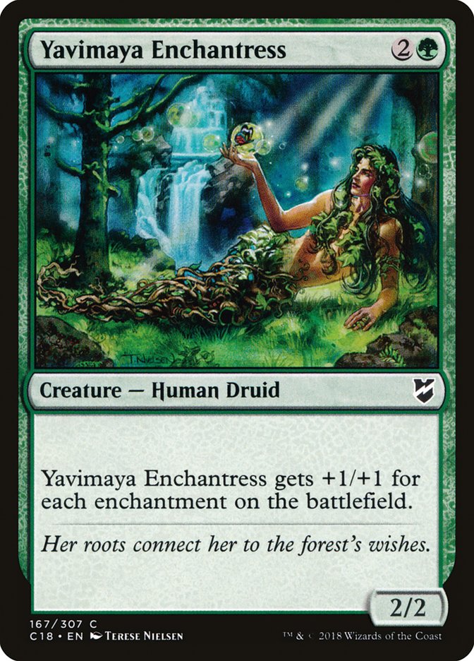 Yavimaya Enchantress [Commander 2018] | Silver Goblin