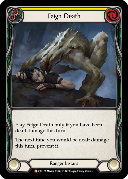 Feign Death [CRU125] 1st Edition Normal | Silver Goblin
