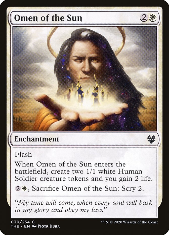 Omen of the Sun [Theros Beyond Death] | Silver Goblin