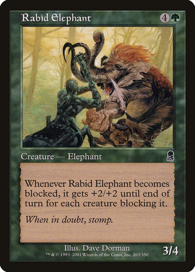 Rabid Elephant [Odyssey] | Silver Goblin