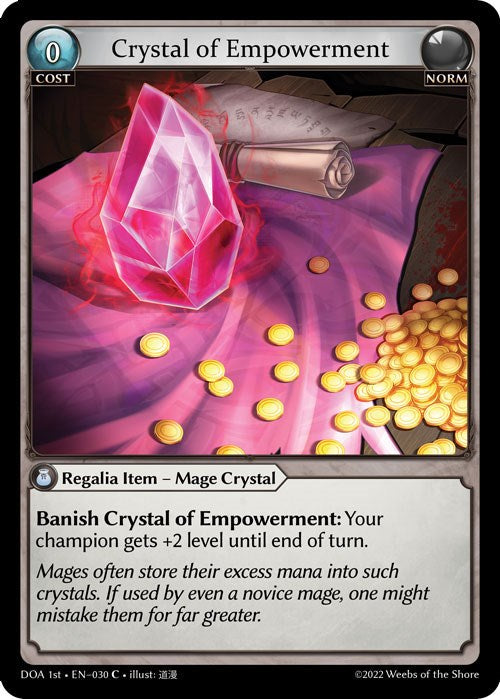 Crystal of Empowerment (030) [Dawn of Ashes: 1st Edition] | Silver Goblin