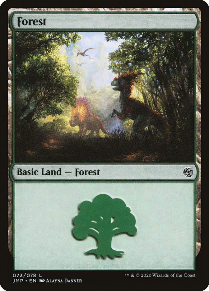Forest (73) [Jumpstart] | Silver Goblin