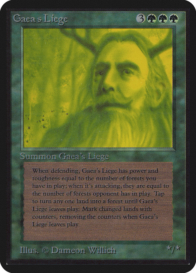 Gaea's Liege [Alpha Edition] | Silver Goblin