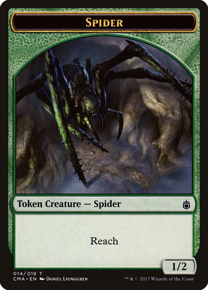Spider Token [Commander Anthology Tokens] | Silver Goblin