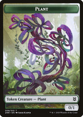 Cat // Plant Double-Sided Token [Zendikar Rising Tokens] | Silver Goblin