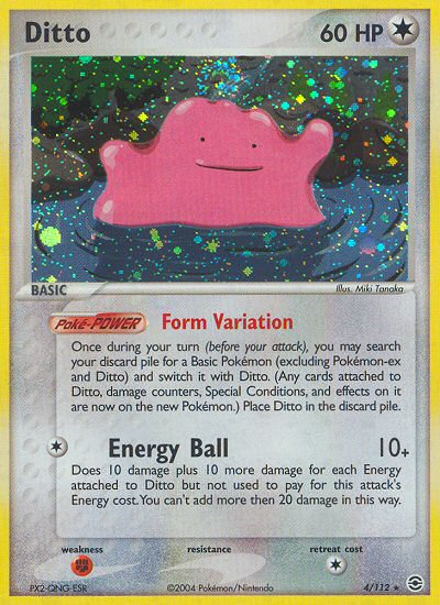 Ditto (4/112) [EX: FireRed & LeafGreen] | Silver Goblin