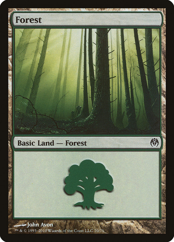 Forest (70) [Duel Decks: Phyrexia vs. the Coalition] | Silver Goblin